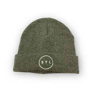 Arch Apparel STL MO City Circle Beanie Green Streetwear Unisex OSFM NWT